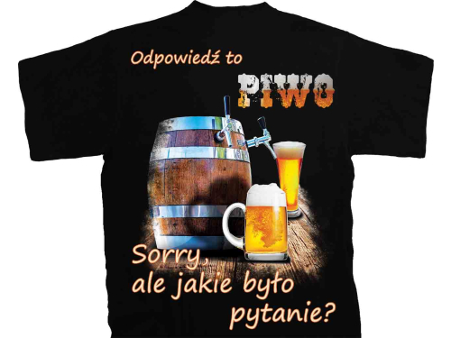 koszulka z nadrukiem -  wyjście do PUBU